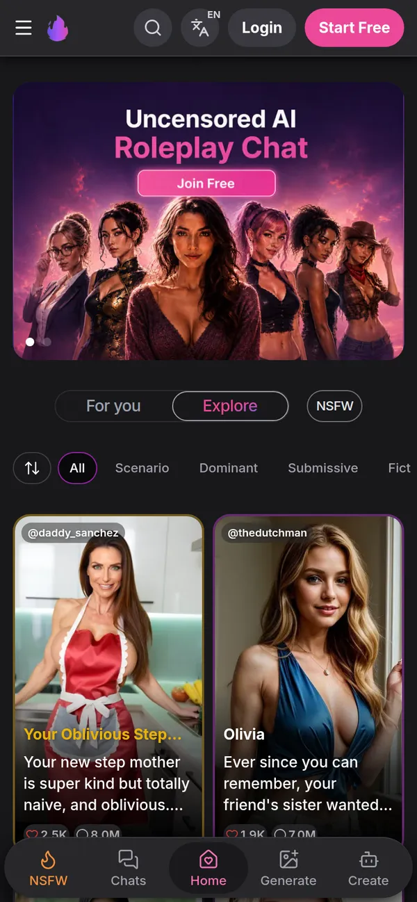 GirlfriendGPT app screenshot