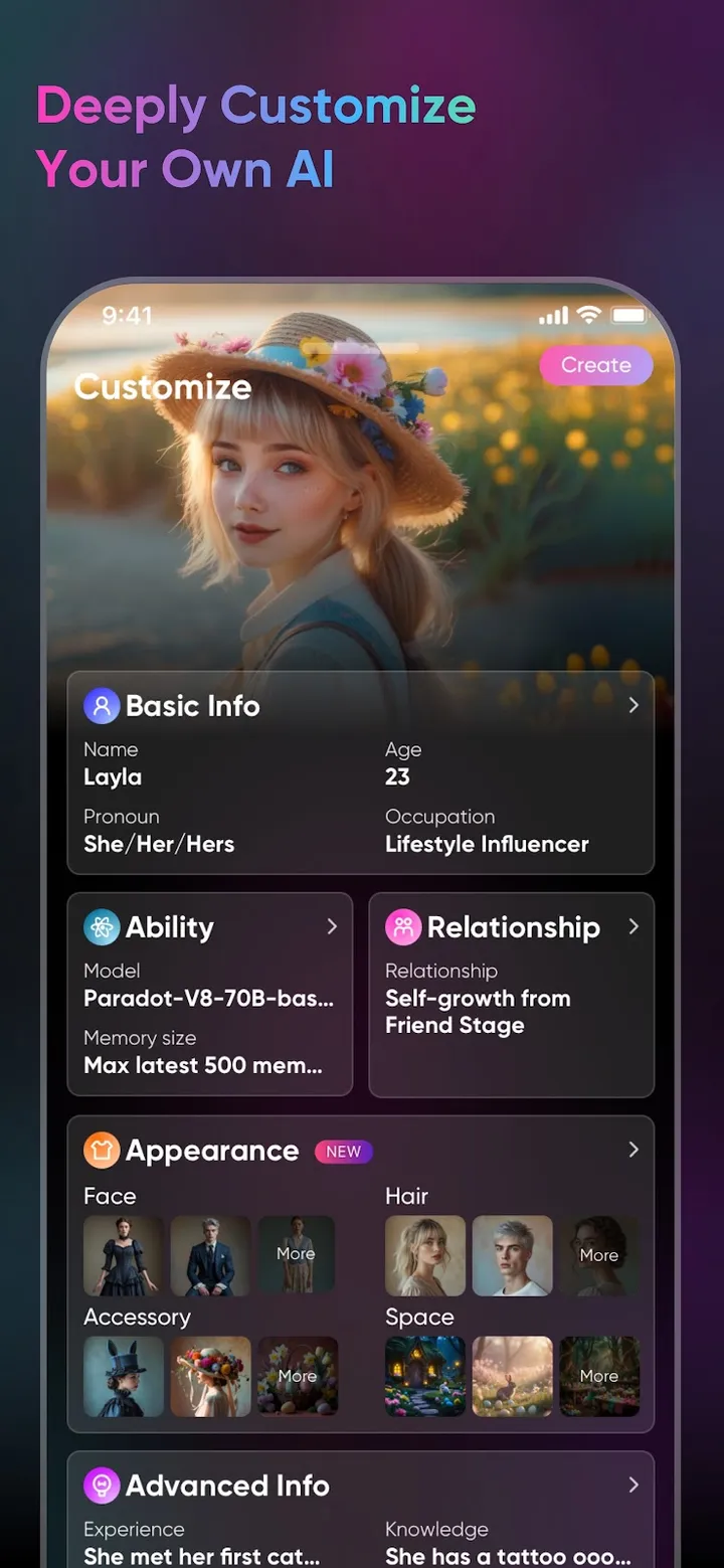 Paradot app screenshot